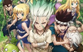 粤语动画片Dr.STONE1-2季全35集 Dr.STONE 石纪元1-2季粤语版[1080P合成版]